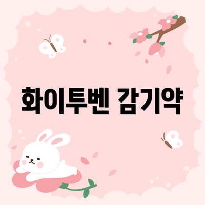 화이투벤 감기약