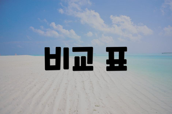 비교 표