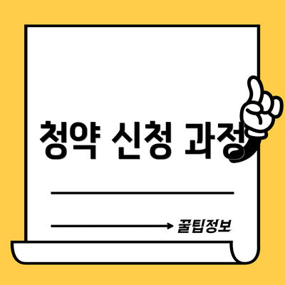청약 신청 과정