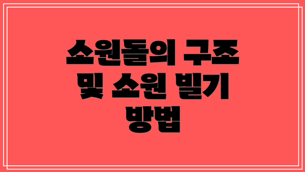 소원돌의 구조 및 소원 빌기 방법