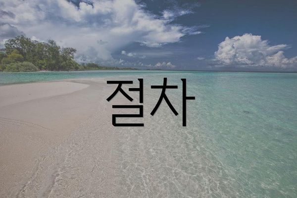 절차