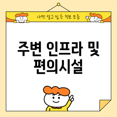 주변 인프라 및 편의시설