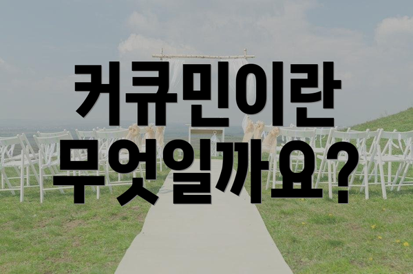 커큐민이란 무엇일까요?