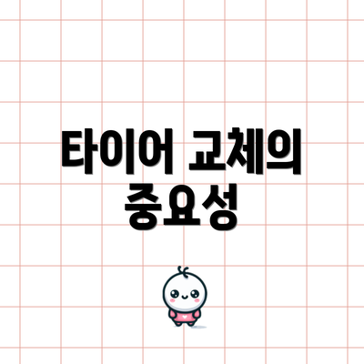 타이어 교체의 중요성